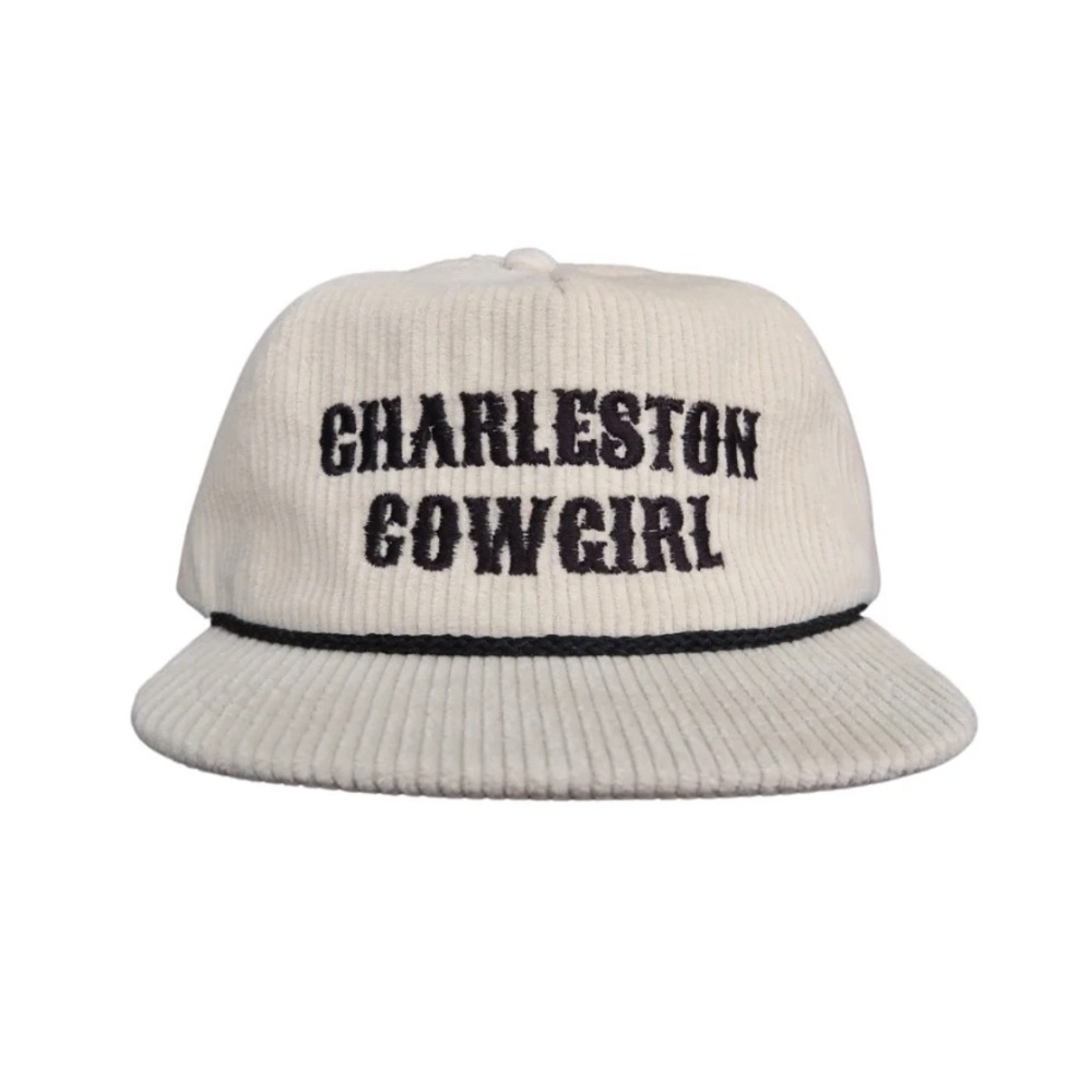 Charleston Cowgirl Corduroy Rope Hat